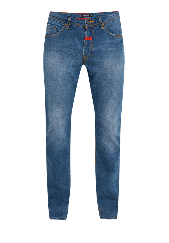 OZIAH Men's Straight Denim Pants