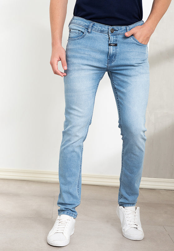 OUMAR Men's Light Super Skinny Denim Pants