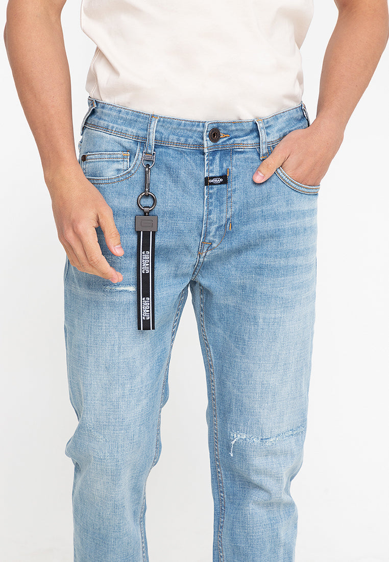L. EVENT SKINNY Men's Light Denim Pants
