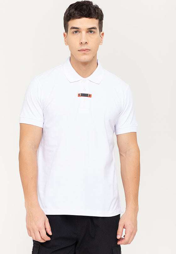 WHITE G Men's Polo Shirt