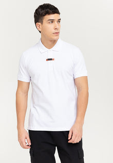  WHITE G Men's Polo Shirt