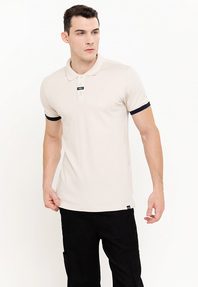 GJ BOX White Men's Polo Shirt