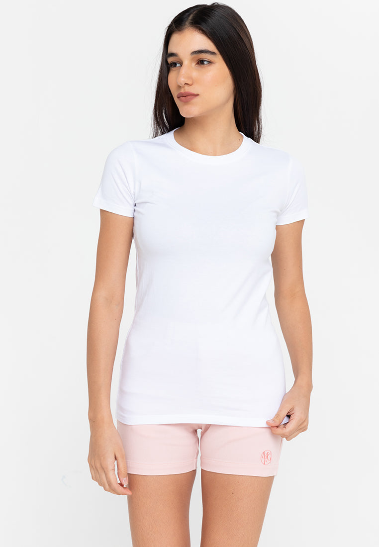 EUDORA Women's White Tee