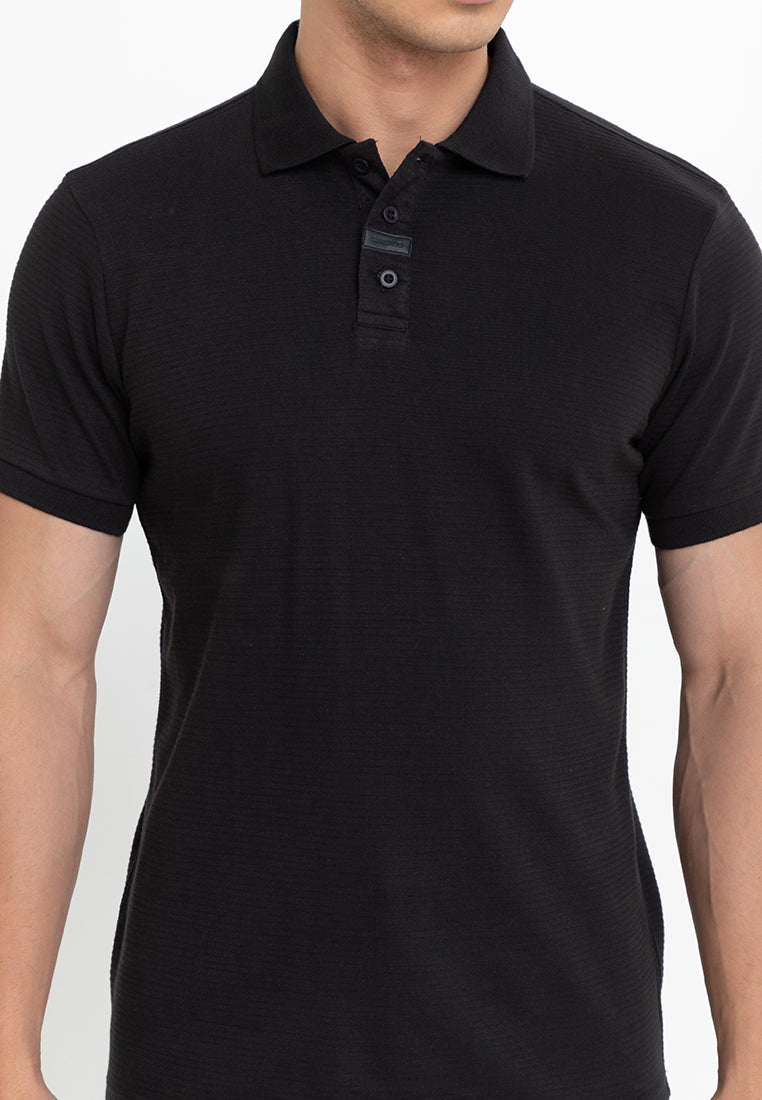 Mens black polo shirts hotsell