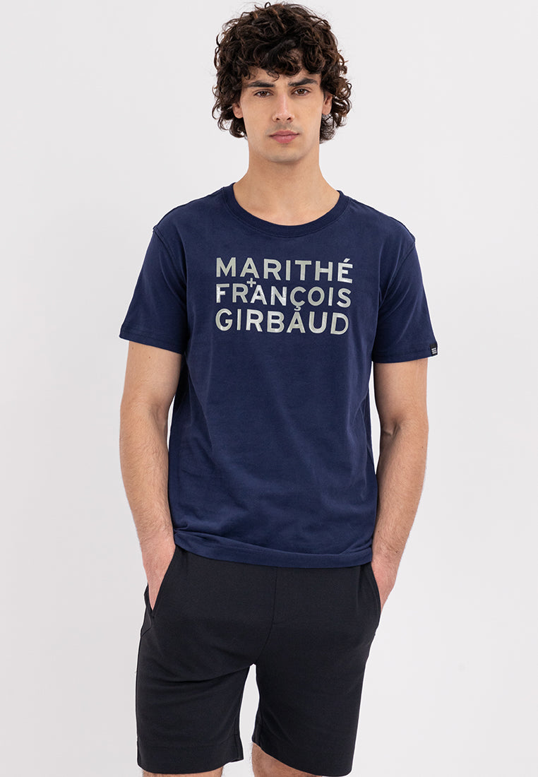 MEN'S GIRBAUD NAVY OG GEL TEE