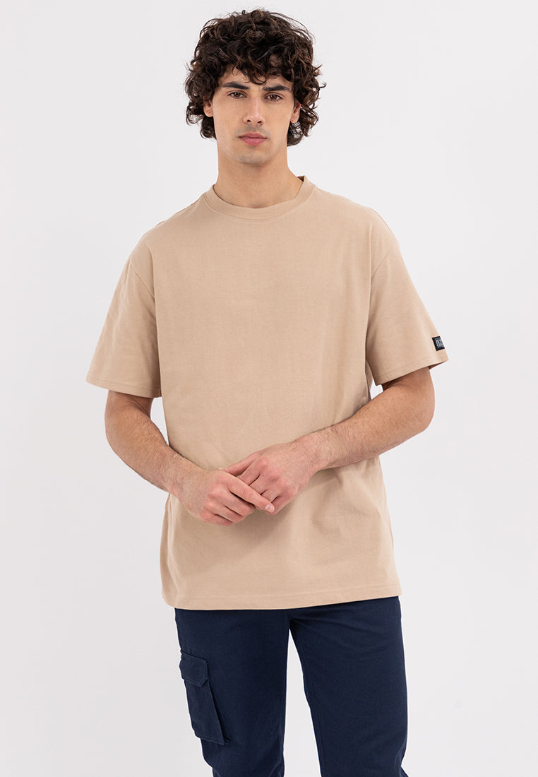 MEN'S GIRBAUD KHAKI JOSE REGULAR TEE