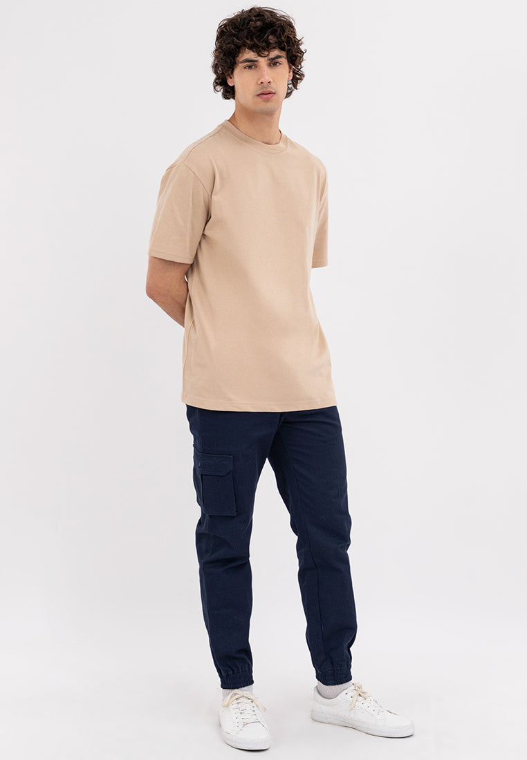 MEN'S GIRBAUD KHAKI JOSE REGULAR TEE