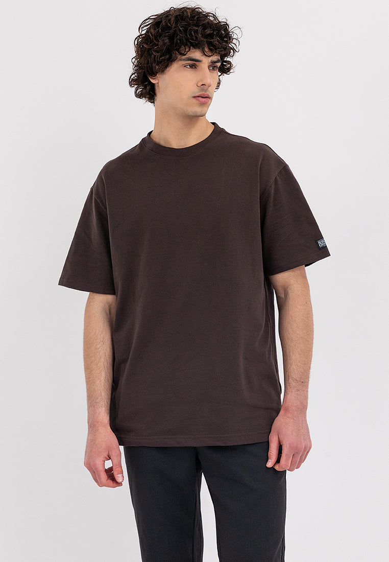 MEN'S GIRBAUD DARK BROWN JOSE REGULAR TEE