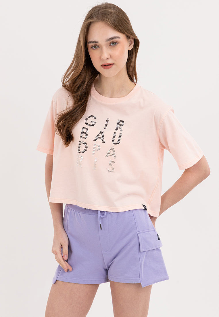 LADIES GIRBAUD PINK AMAYA TEE