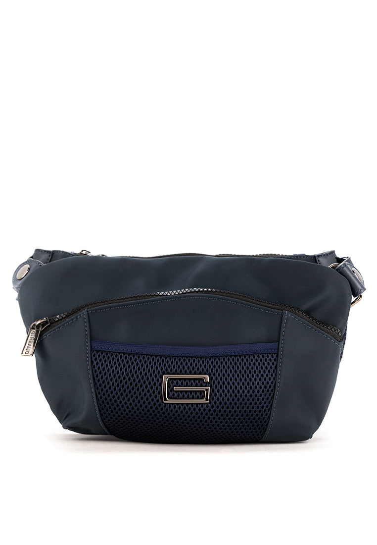 MEN'S GIRBAUD PAGEANT BLUE CORE BELT BAG