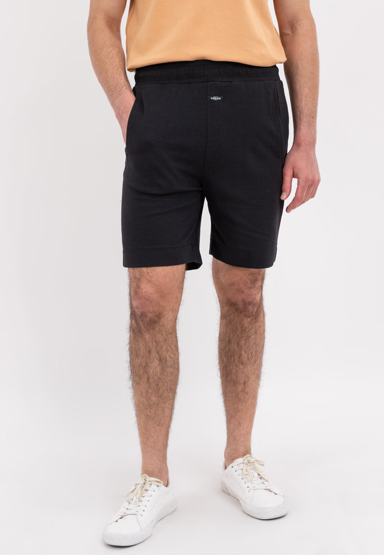 MEN'S GIRBAUD BLACK SLANTED SHORT