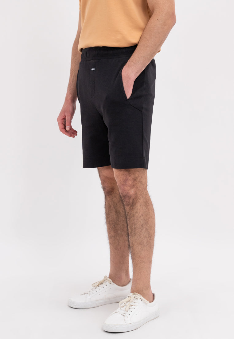MEN'S GIRBAUD BLACK SLANTED SHORT