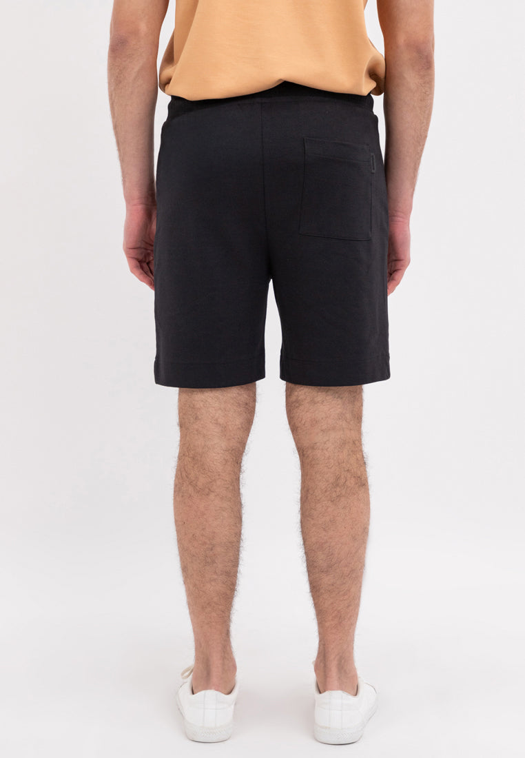 MEN'S GIRBAUD BLACK SLANTED SHORT