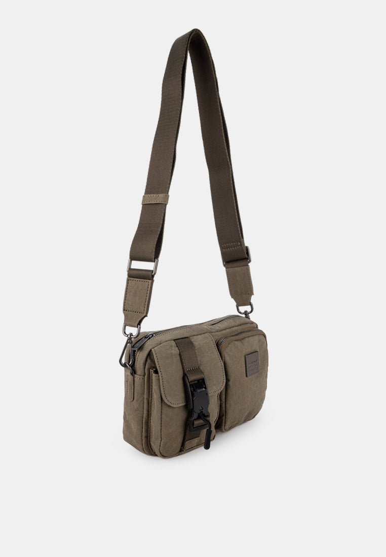 Re-Girbaud Multi-pocket Sling Bag