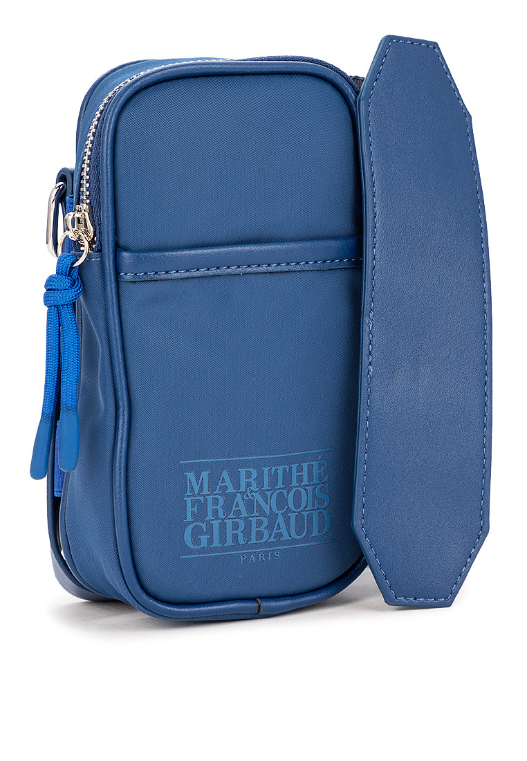 G-FRONT Blue Opal Men's Sling Bag with Bottle Holder