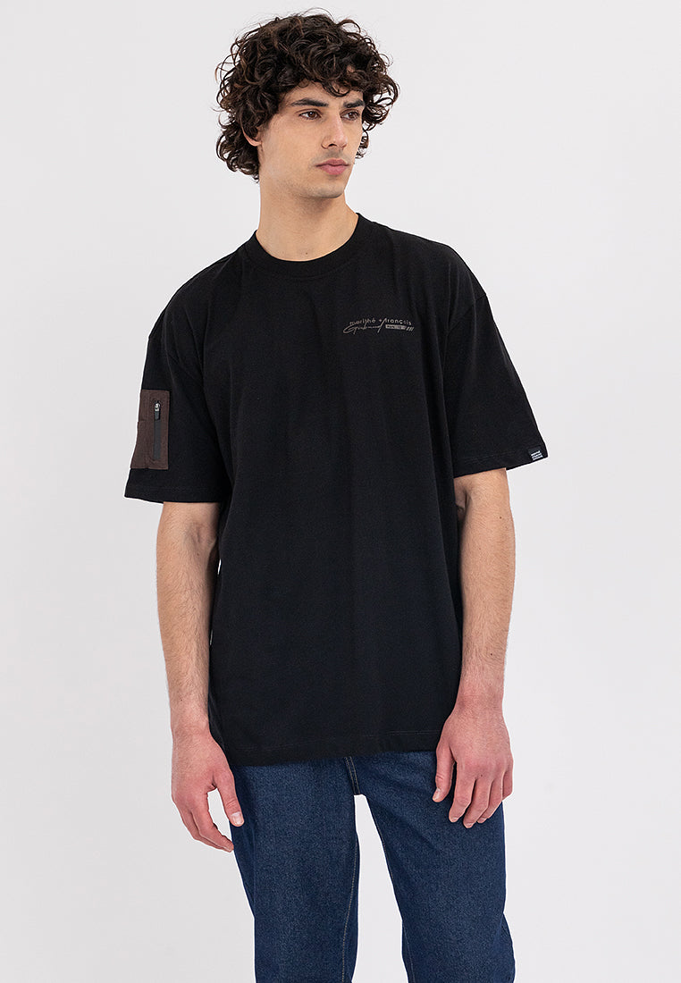 MEN'S GIRBAUD BLACK FUDGE REGULAR TEE