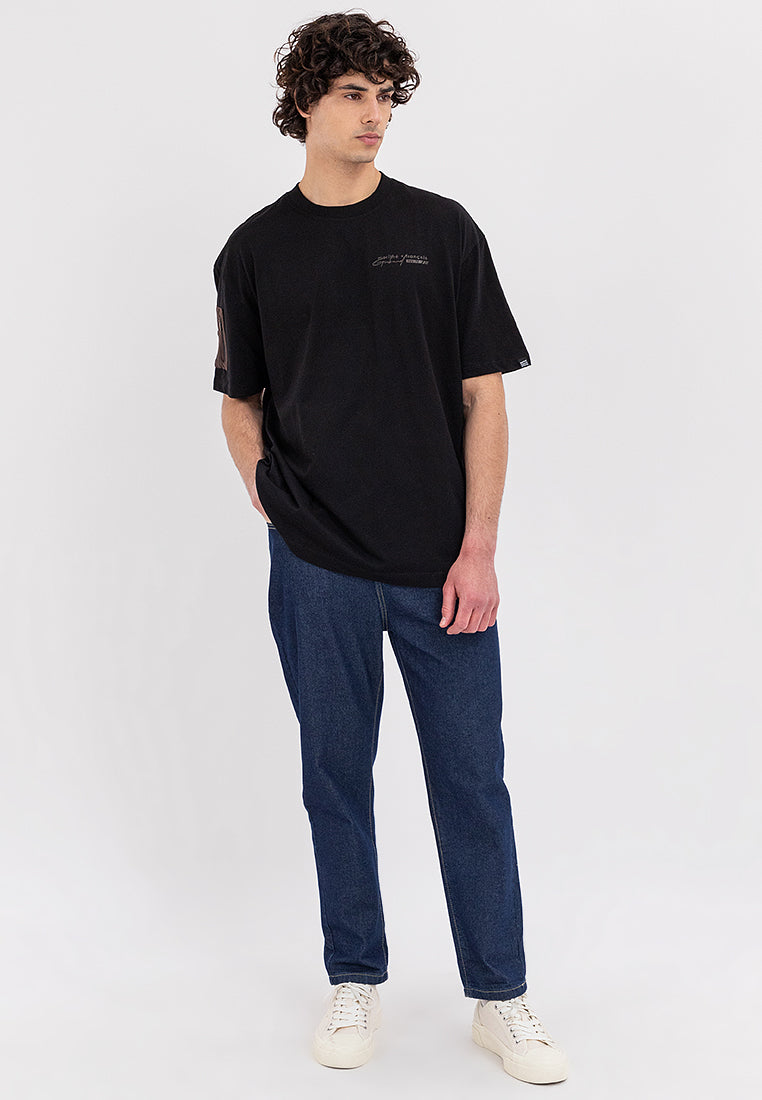 MEN'S GIRBAUD BLACK FUDGE REGULAR TEE