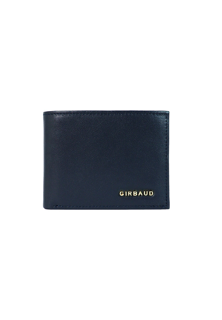 GIRBAUD MEN'S NAVY BLUE XAVIER BIFOLD WALLET