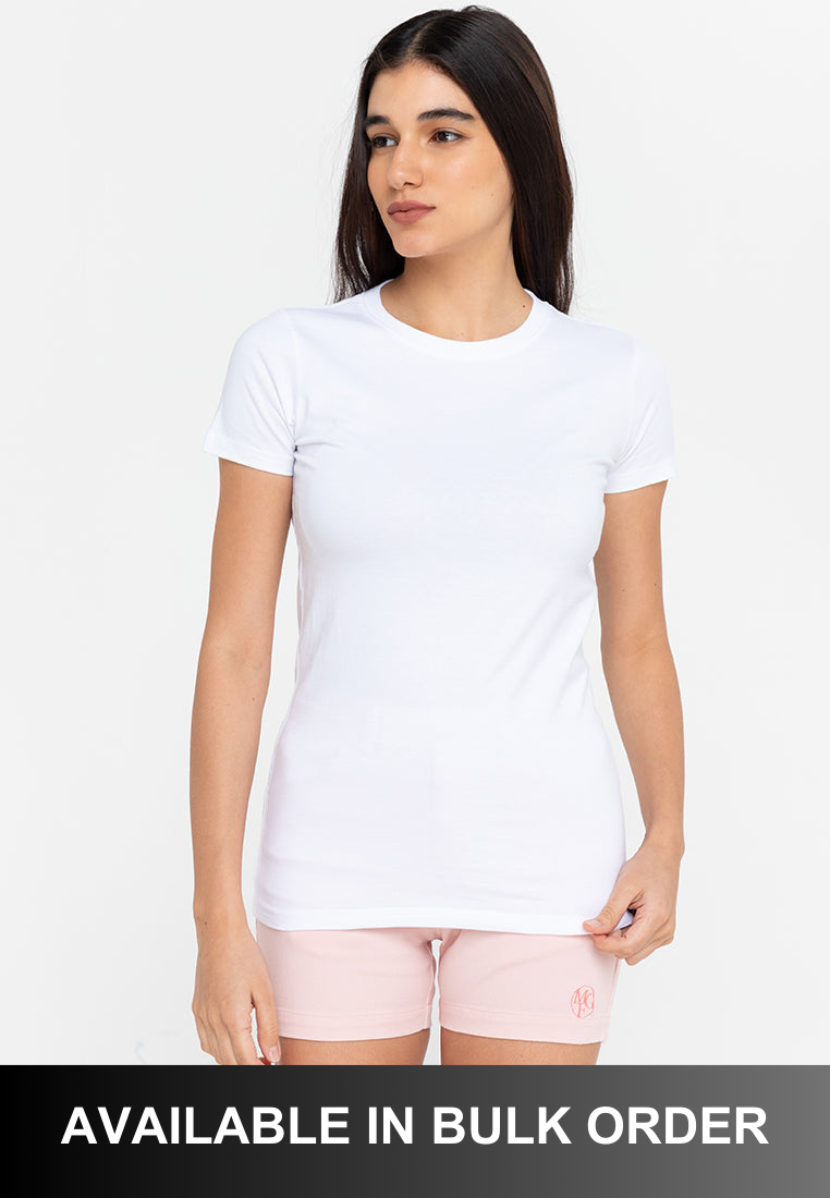 EUDORA Women's White Tee