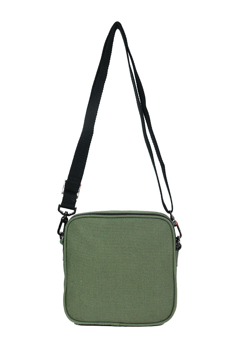 WW Burnt Olive Men's Canvas Messenger Bag