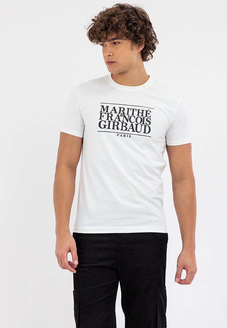 OG TAPE PRINT TEE White