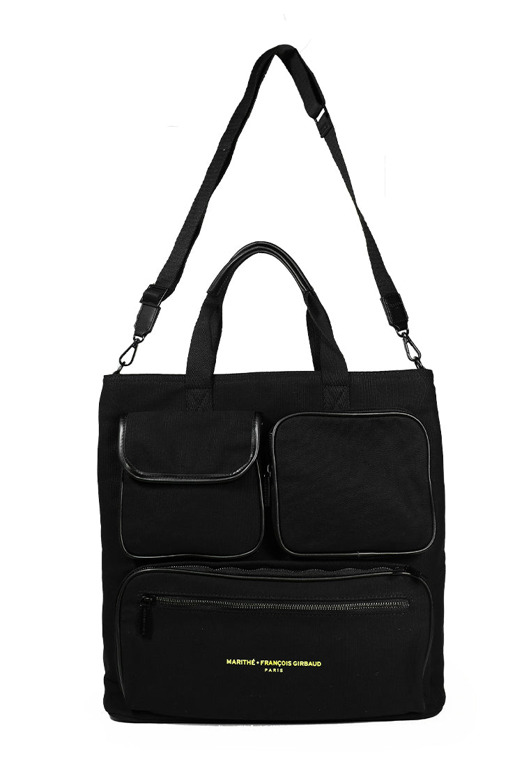 MITCHEL Men's Black Large Tote Bag