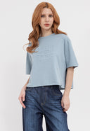 Organic Emboss Boxy Tee