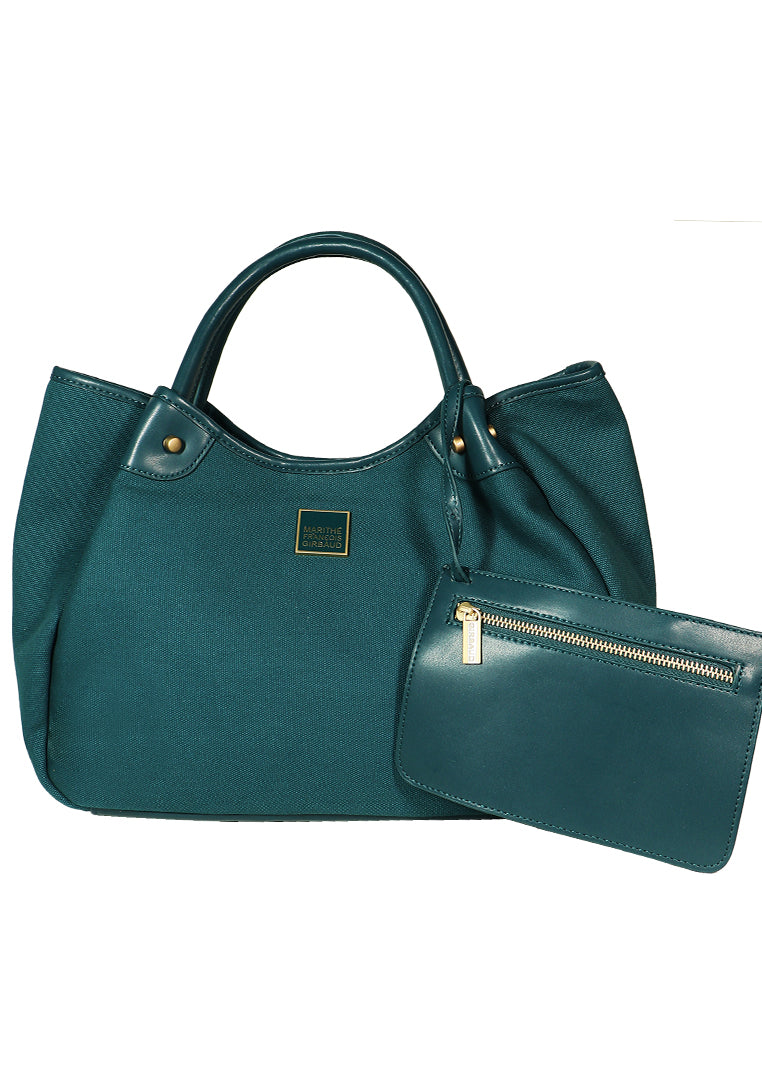 AGLAE Women's Machite Green Handbag