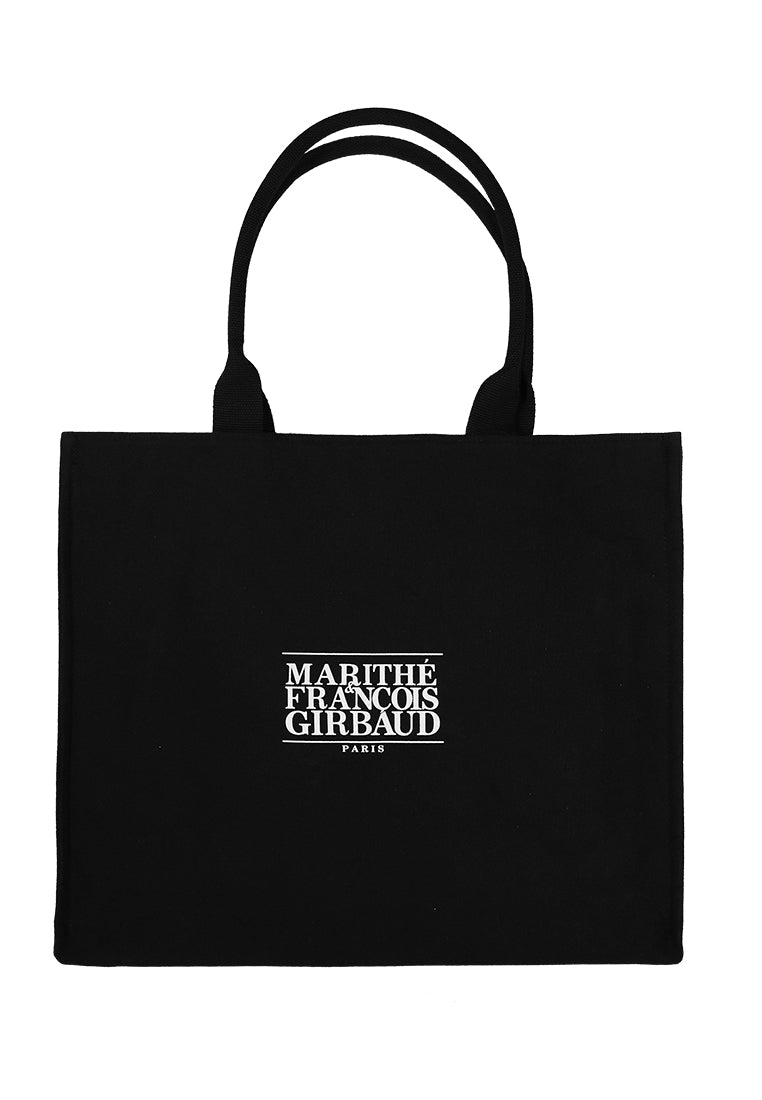 GIRBAUD UNISEX BLACK BIG TOTE BAG