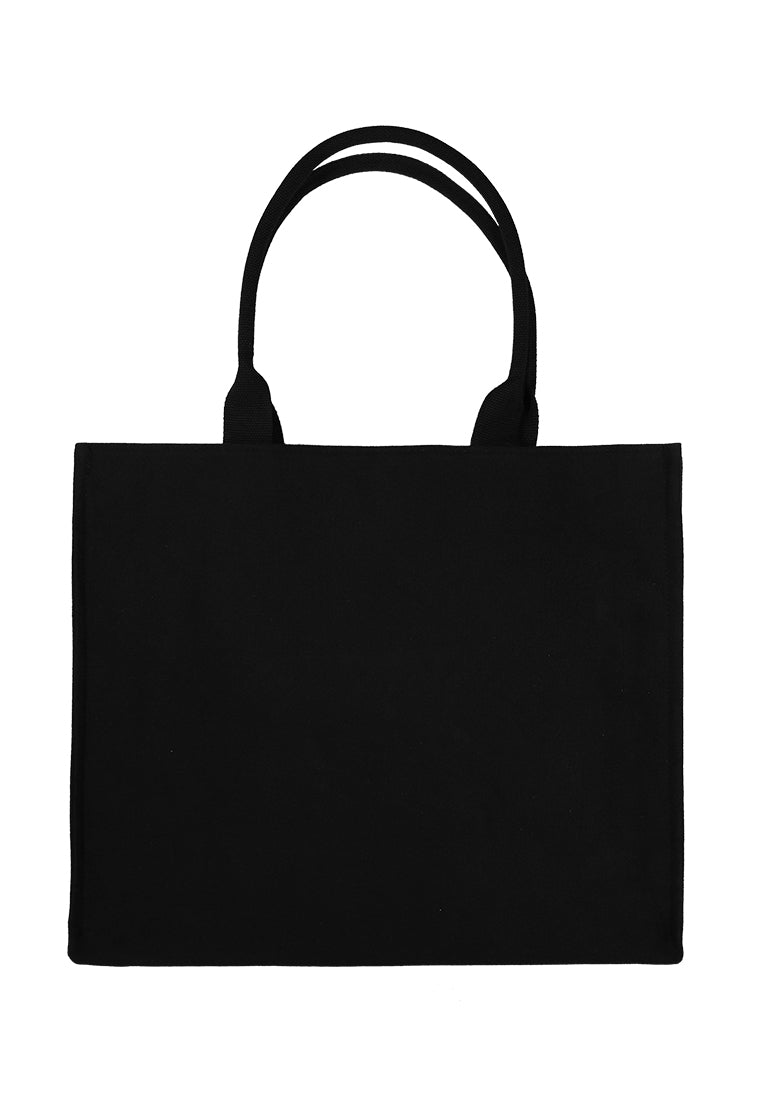 GIRBAUD UNISEX BLACK BIG TOTE BAG