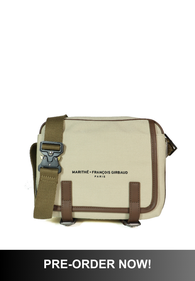 RHIET Men's Beige Sling Bag