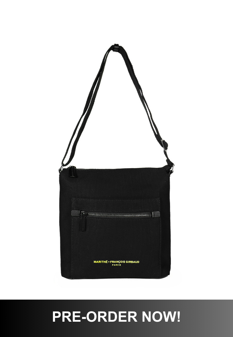 ATTICUS Men's Black Crossbody Bag