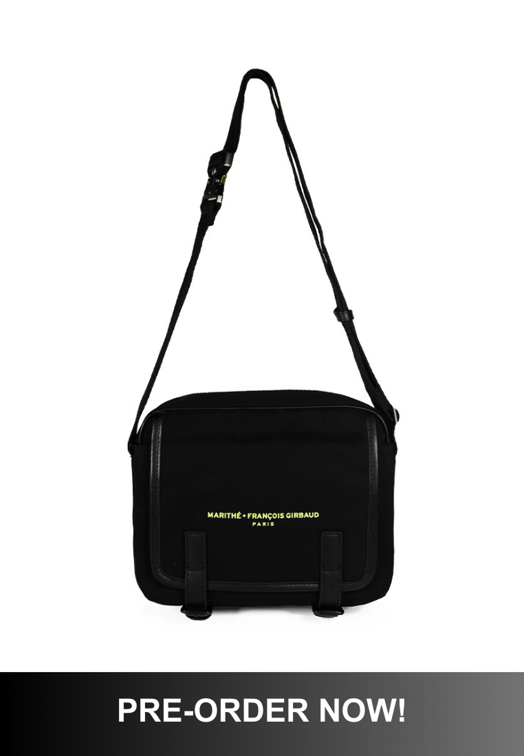 RHIET Men's Black Sling Bag