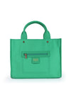 CAMI Women Green Canvas Handbag