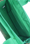 CAMI Women Green Canvas Handbag