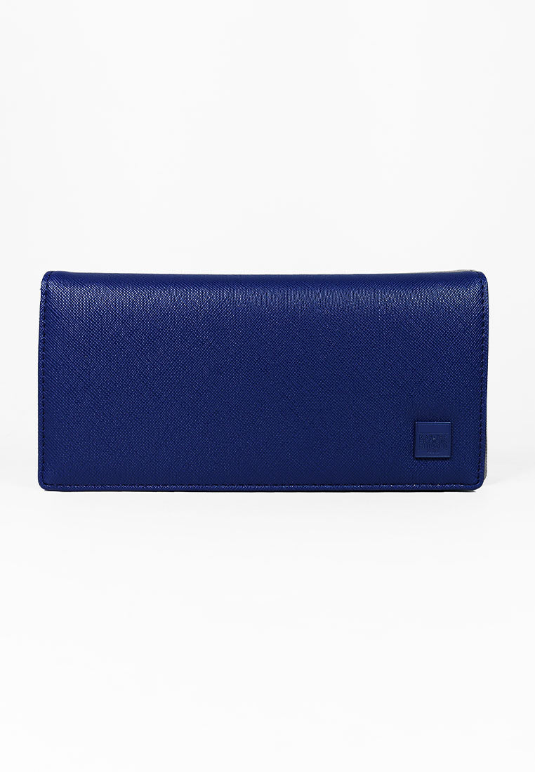 DAZ Blue Men's Long Wallet