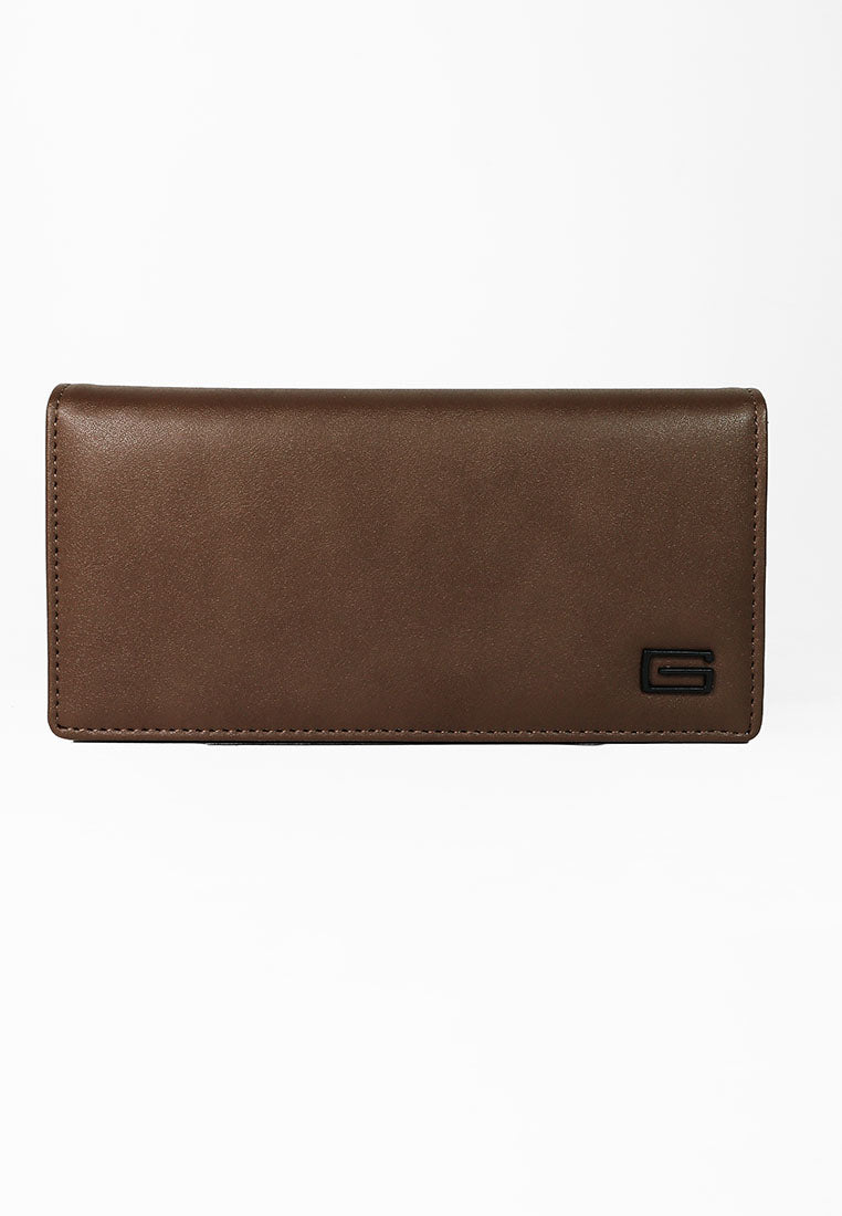 CG Brown Men's Long Wallet