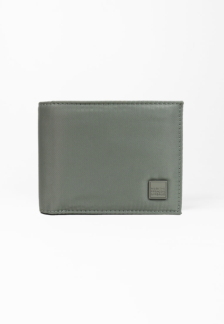 NASH Gray Men's Nylon Bifold Wallet