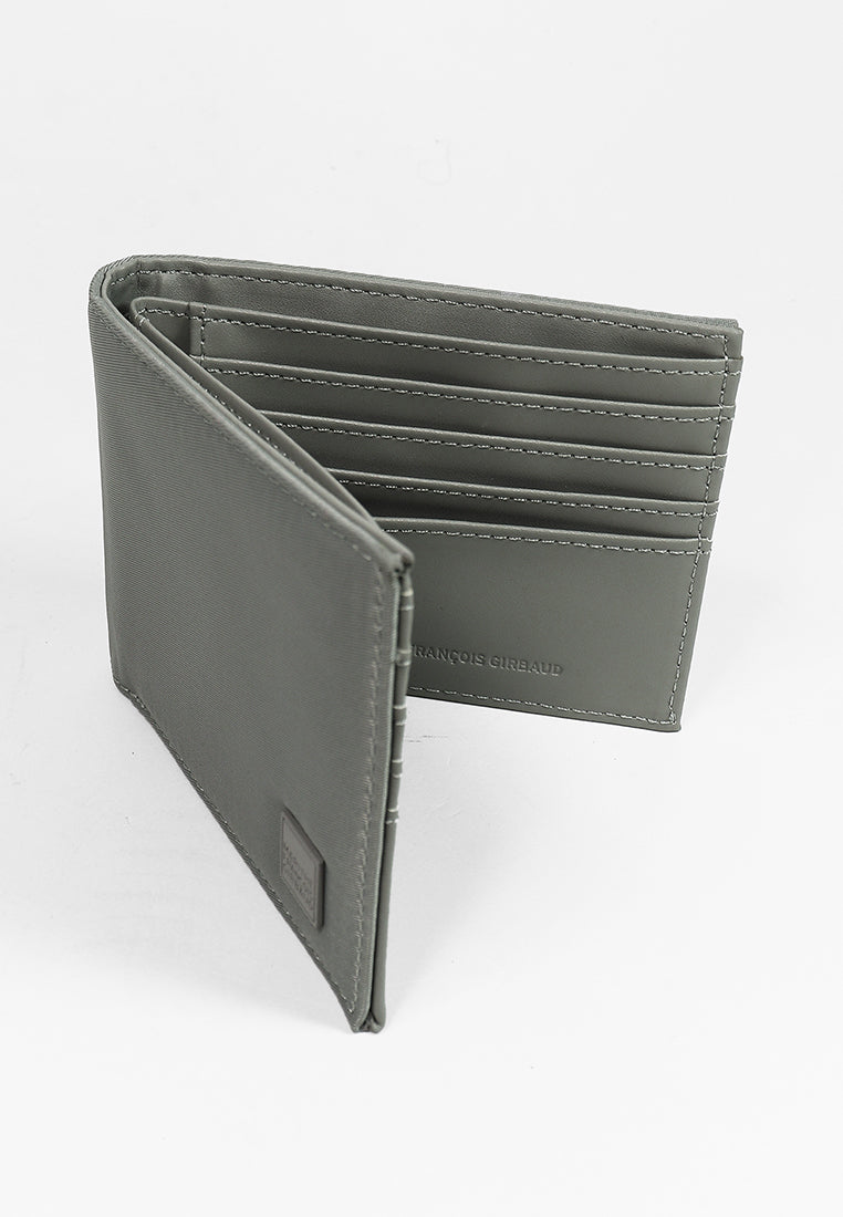 NASH Gray Men's Nylon Bifold Wallet