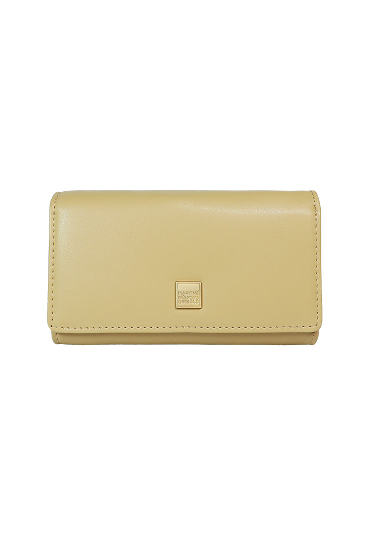 BLISS Women's Beige Mid Wallet