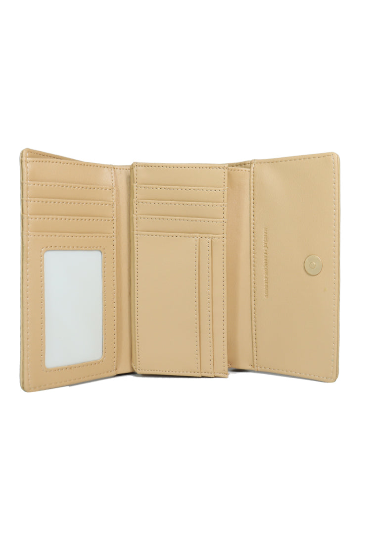 BLISS Women's Beige Mid Wallet