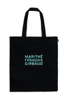 3-Line Black Tote Bag